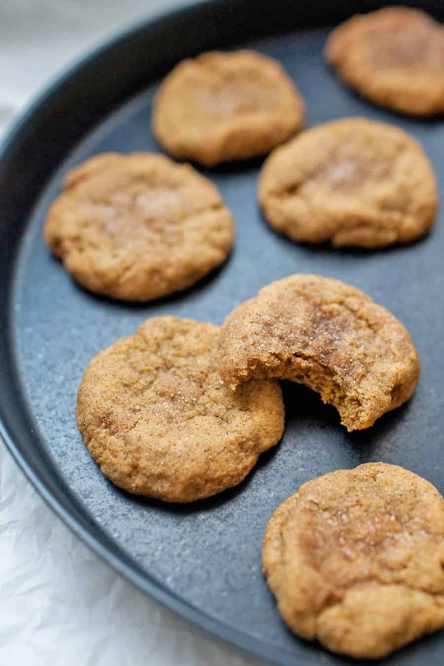 Pumpkin snickerdoodle cookies are the ultimate fall indulgence! These sweet little treats are filled with fall flavors and super easy to make. You'll definitely want to make a few batches of these cookies this fall!