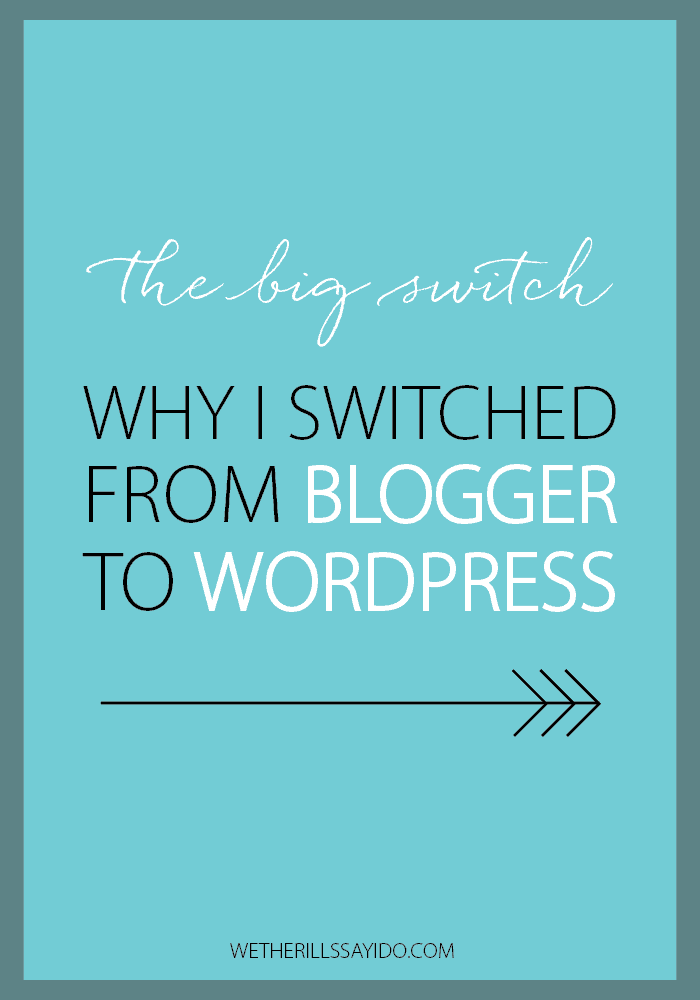 Why I switched from Blogger to WordPress (and why you might want to, too!)