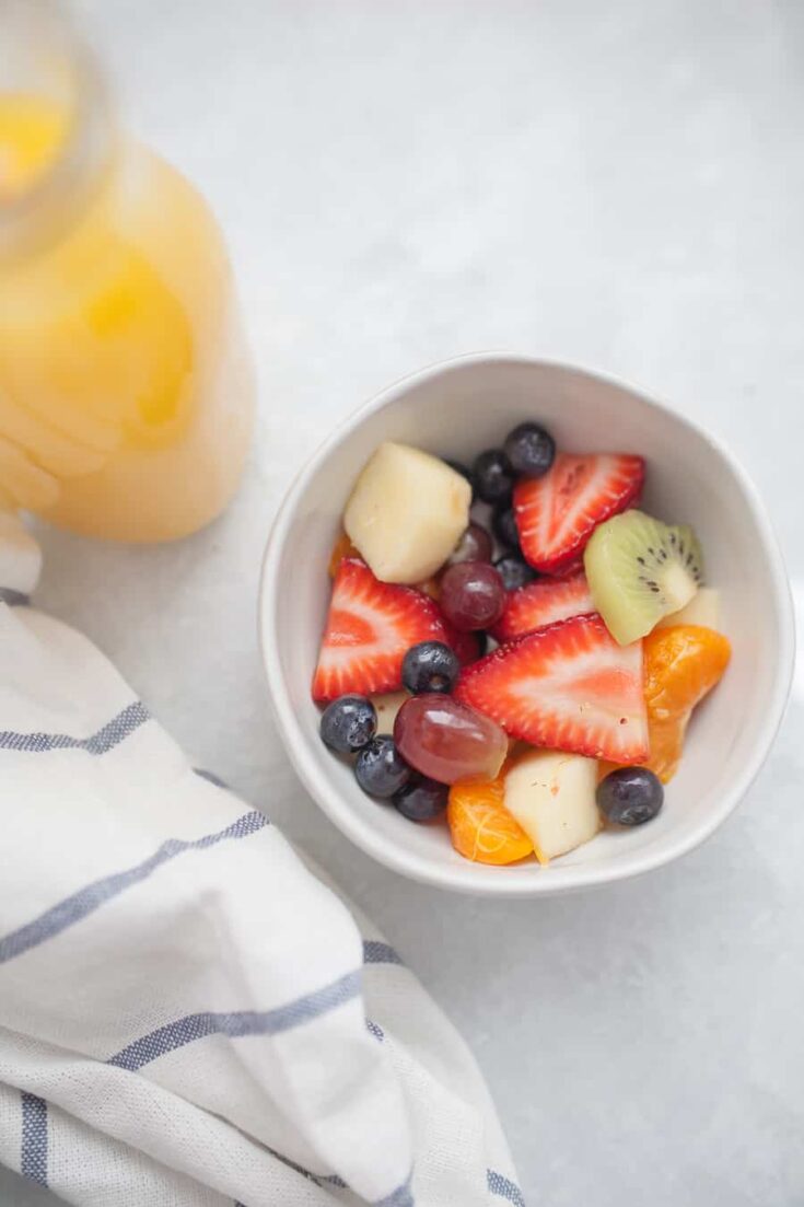 Orange Juice Fresh Fruit Salad A Joyfully Mad Kitchen