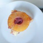 A super easy dessert recipe: pineapple upside down cake made in a cast iron skillet! This simple cake recipe is a dessert anyone can make.