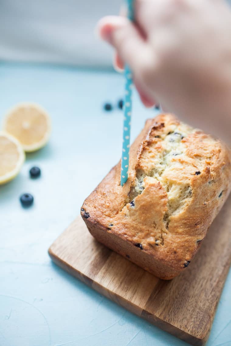 Lemon Blueberry Bread is the perfect brunch treat. This recipe takes a plain blueberry muffin mix and turns it into sweet, lemon blueberry bread with just a few additions.?