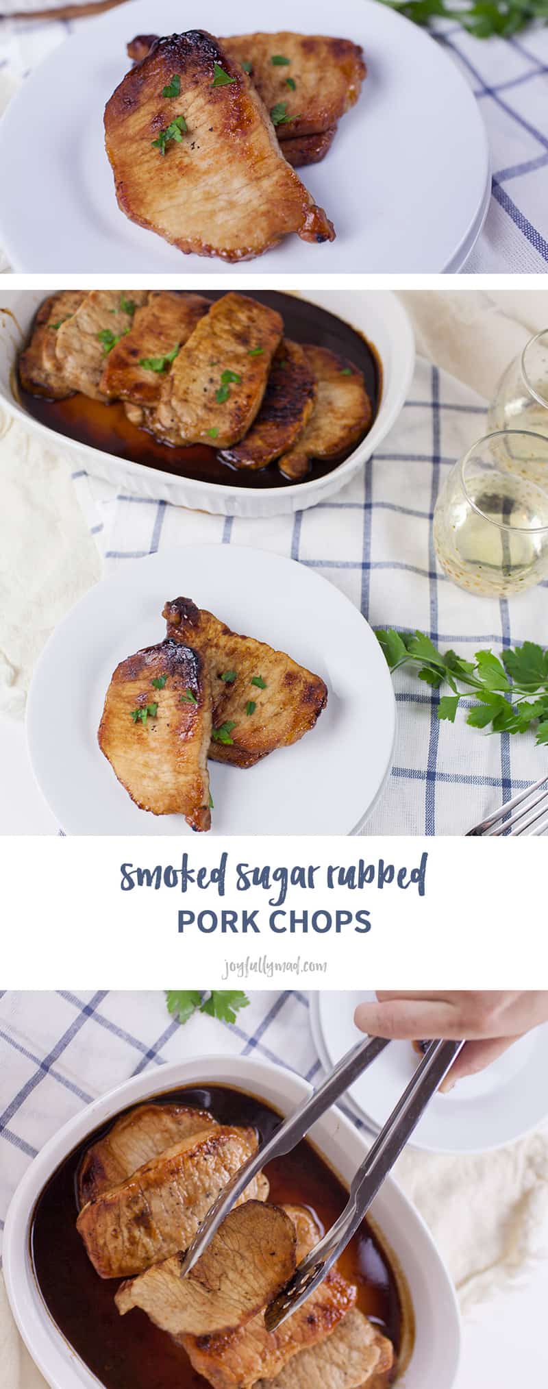 Dinners can be chaotic with varying work schedules and commitments, which is why we like to keep dinner simple. This rubbed pork chop recipe can be made in less than 30 minutes and will make the whole family happy!