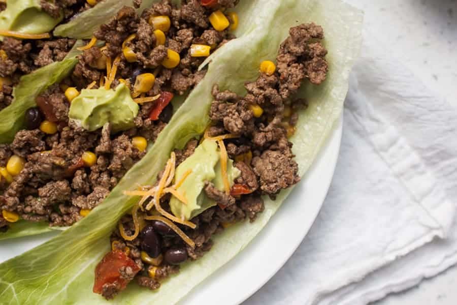 Looking for an easy summer dinner routine? These beef taco lettuce wraps are light, full of flavor and so quick to make, so you can spend less time inside and more time enjoying the season!