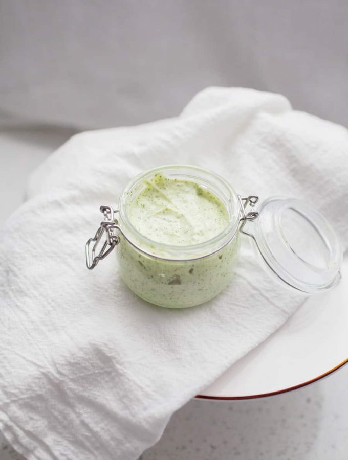 This homemade ranch dressing is made with a handful of simple ingredients and after you make it, you may never buy a bottle of ranch again!