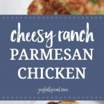 If you're looking for an easy weeknight dinner that feels a bit fancy, this Cheesy Ranch Parmesan Chicken is your solution! It's quick and packed with so much flavor. Your entire family will love this recipe!