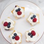 Need an easy and delicious dessert recipe for July 4th? These Double Berry Patriotic Star Cupcakes are fruity, light and perfectly patriotic!?