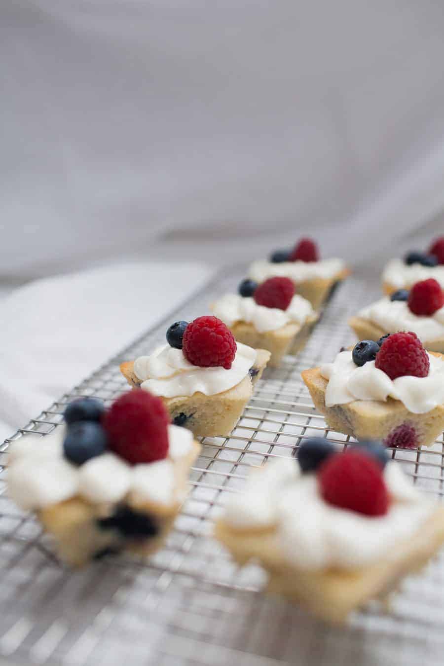 Need an easy and delicious dessert recipe for July 4th? These Double Berry Patriotic Star Cupcakes are fruity, light and perfectly patriotic!?