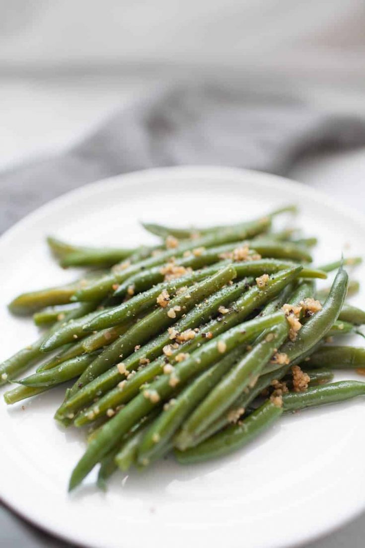 Garlic Green Beans with Brown Butter (Easy Recipe) Joyfully Mad