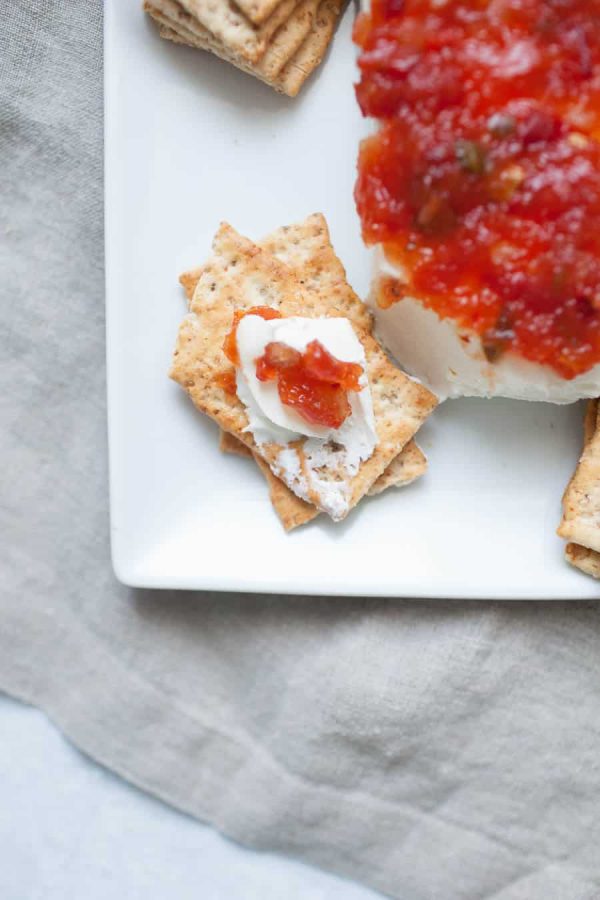 Pepper Jelly and Cream Cheese Appetizer A Joyfully Mad Kitchen