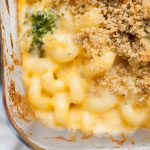 Homemade baked macaroni and cheese is a recipe every one should know how to make! If you enjoy eating mac and cheese, and who doesn't, this is a recipe you've got to try! It's perfect for weeknight dinners, bringing to a friend, or serving to the whole family! This homemade broccoli macaroni and cheese is made with corkscrew pasta, homemade cheese sauce, broccoli and finished with a bread crumb topping.?