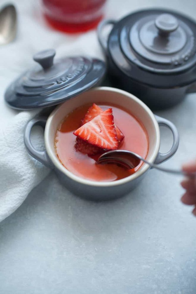Strawberry Pot de Creme for Two A Joyfully Mad Kitchen