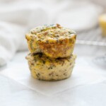 Looking for a make ahead breakfast that you can meal prep for this week? These Turkey Broccoli Frittata Muffins are the solution. Packed with flavor and protein, these muffins are so quick to make ahead and have ready to go. These make ahead egg muffins are made with eggs, ground turkey, broccoli and milk and are perfect for jump starting your week.