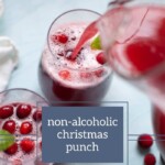 Non alcoholic Christmas punch.