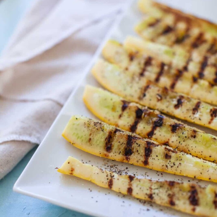 char marks on grilled squash