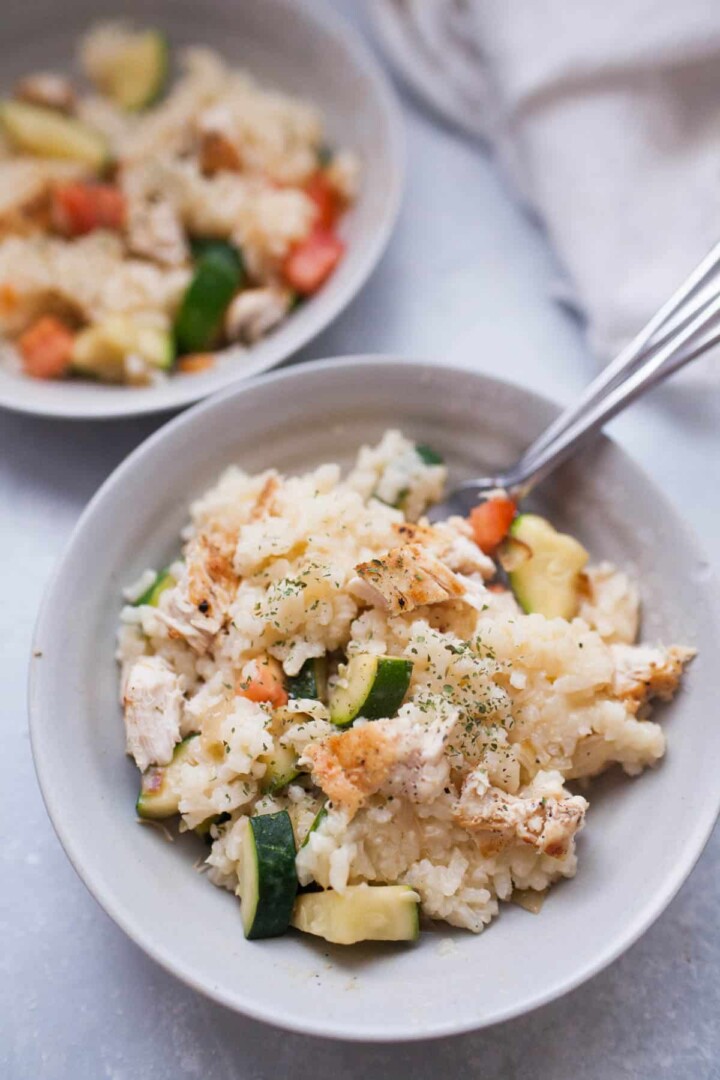 Creamy Chicken Risotto Recipe (Fancy & Fast!) - Joyfully Mad
