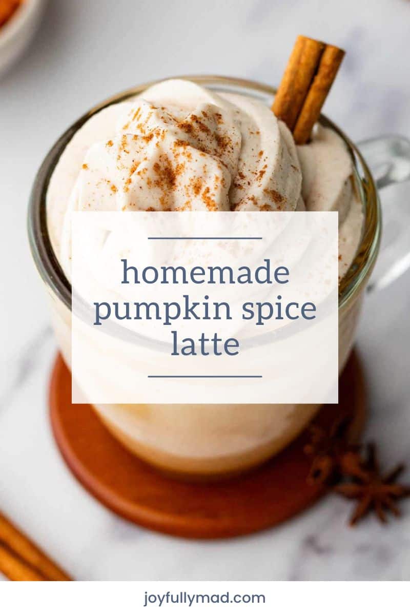 Easy Homemade Pumpkin Spice Latte Recipe