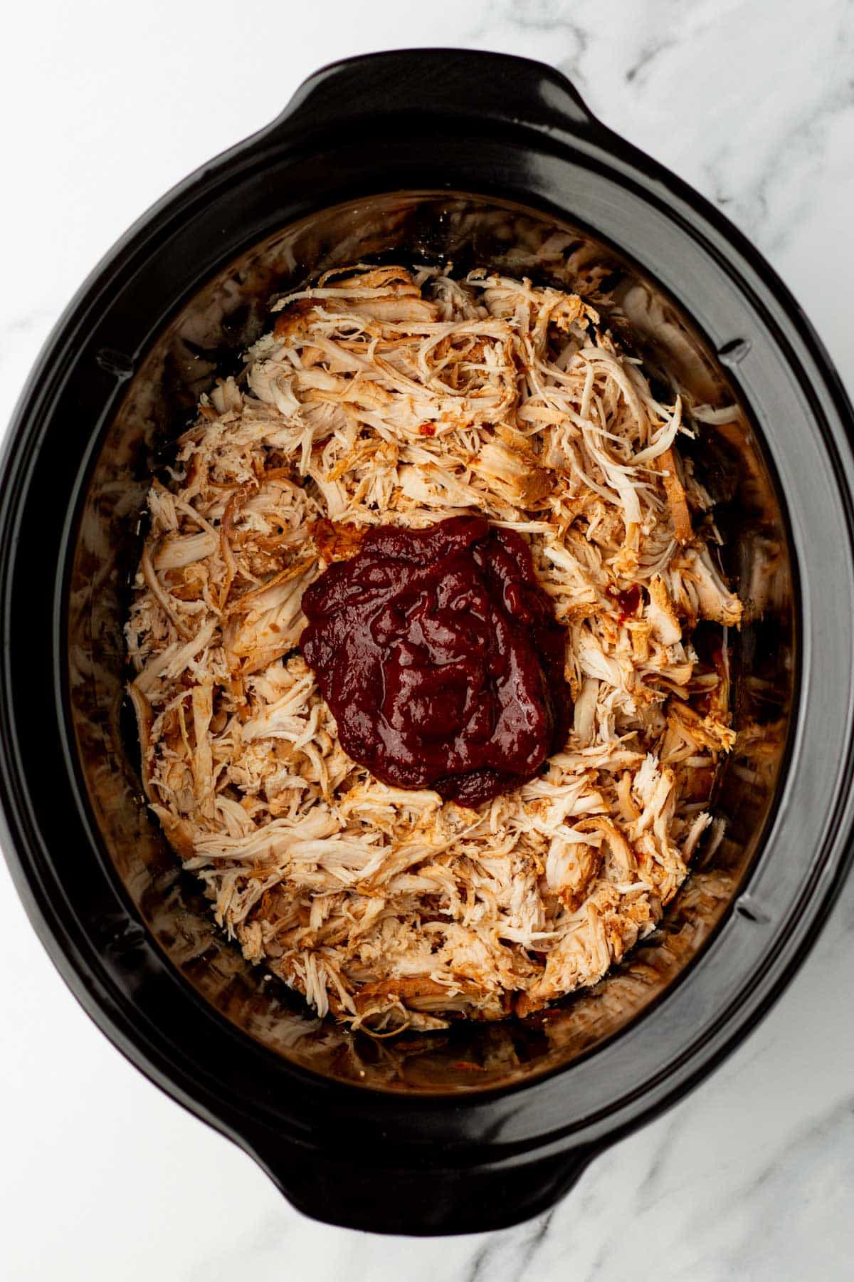 how to make shredded bbq chicken