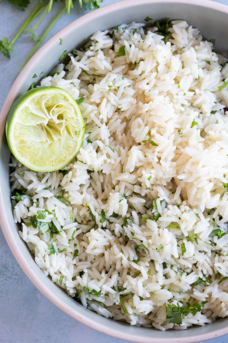 Easy Cilantro Lime Rice (Chipotle-Inspired Recipe)